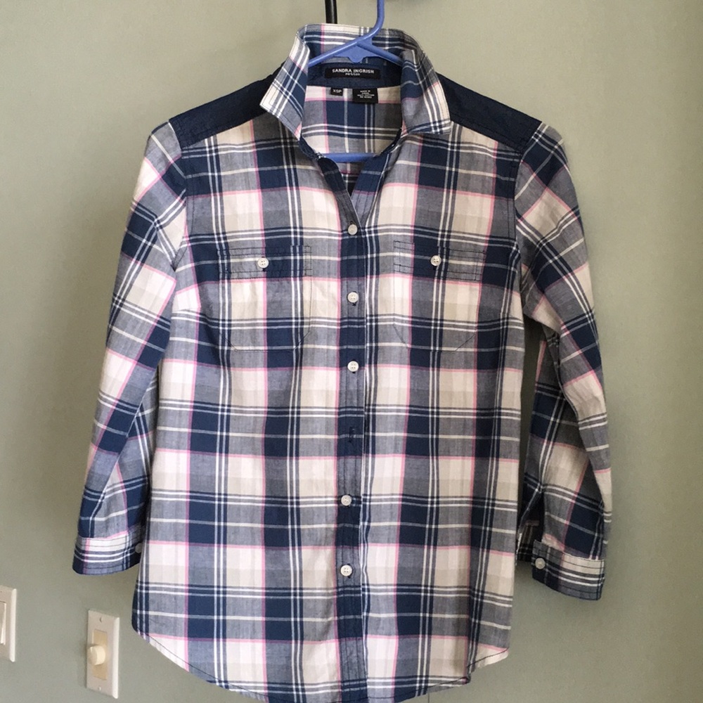 Sandra Ingrish Western Button Down - image 1